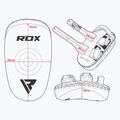 Scut de antrenament RDX T3 Muay Thai Kick Pads white/black 6