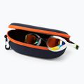 ZONE3 Protective Swim Goggle Case navy/orange 2