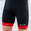 Pantaloni scurți de triatlon pentru bărbați HUUB Race Tri Short negru/roșu RCSH 4