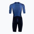 HUUB costum de triatlon pentru bărbați Anemoi Aero + Flatlock negru-albastru ANEPF 9