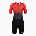 Bărbați HUUB Commit Long Course Triathlon Suit negru/roșu COMLCS