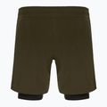 Pantaloni scurți de antrenament pentru bărbați FUMETSU Origins Dual Layer khaki 2