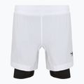 Pantaloni scurți de antrenament pentru bărbați FUMETSU Origins Dual Layer white