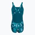 Costum de baie dintr-o singură piesă pentru femei Nike Hydrastrong Multi Print Fastback mineral teal 2