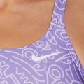 Costum de baie dintr-o singură piesă pentru femei Nike Hydrastrong Multi Print Fastback space purple 6