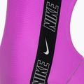 Costum de baie o piesă pentru femei Nike Logo Tape Fastback fuchsia dream 4