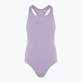 Costum de baie dintr-o bucată pentru copii Nike Essential Racerback lilac bloom