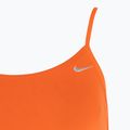Costum de baie dintr-o bucată pentru femei Nike Lace Up Tie Back total orange 3