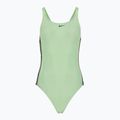 Costum de baie dintr-o bucată pentru femei Nike Logo Tape Fastback vapor green