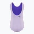 Costum de baie dintr-o bucată pentru copii Nike Multi Logo U-Back lilac bloom 2