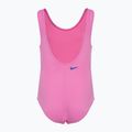 Costum de baie dintr-o bucată pentru copii Nike Multi Logo U-Back playful pink 2