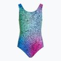 Costum de baie dintr-o bucată pentru copii Nike Doodle U-Back cool multi