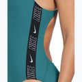 Costum de baie dintr-o piesă pentru femei Nike Logo Tape Fastback dusty cactus 4