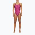 Costum de baie dintr-o piesă pentru femei Nike Hydrastrong Multi Print Cutout hot fuchsia 2