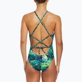 Costum de baie dintr-o piesă pentru femei Nike Hydrastrong Multi Print Lace Up Tie Back bicoastal 3