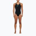 Costum de baie dintr-o piesă pentru femei Nike Hydrastrong 3D Swoosh Fastback black 2