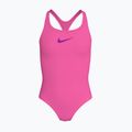 Costum de baie dintr-o piesă pentru copii Nike Essential Racerback hyber pink