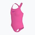 Costum de baie dintr-o piesă pentru copii Nike Essential Racerback hyber pink 3