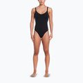 Costum de înot dintr-o piesă pentru femei Nike Essential V-Neck black 2