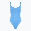 Costum de înot dintr-o piesă pentru femei Nike Essential V-Neck university blue
