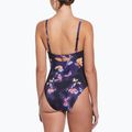 Costum de baie dintr-o piesă pentru femei Nike Floral Blur V-Neck black 3