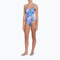 Costum de baie dintr-o piesă pentru femei Nike Floral Blur V-Neck hydrangeas 2