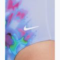 Costum de baie dintr-o piesă pentru femei Nike Floral Blur V-Neck hydrangeas 4