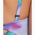 Costum de baie dintr-o piesă pentru femei Nike Floral Blur V-Neck hydrangeas 5