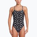 Costum de înot dintr-o piesă pentru femei Nike Hydrastrong Cutout jet black
