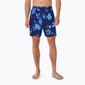 Șort de înot pentru bărbați Nike Fine Floral 7" Volley midnight navy 4
