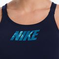 Costum de baie întreg pentru femei Nike Hydrastrong Logo Graphic Fastback midnight navy 4