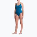Costum de înot întreg pentru femei Nike Essential V-Neck green abyss 2