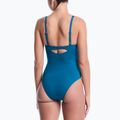 Costum de înot întreg pentru femei Nike Essential V-Neck green abyss 3