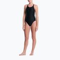 Costum de înot întreg pentru femei Nike Logo Tape Fastback black 2