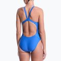 Costum de înot întreg pentru femei Nike Logo Tape Fastback blue crystal 3