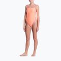 Costum de înot întreg pentru femei Nike Ocean Bound Ripple Texture Square Neck pink glow 2
