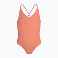Costum de înot întreg pentru copii Nike Ocean Bound Ripple Texture Lace Up pink glow