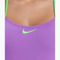 Costum de înot întreg pentru femei Nike Hydrastrong Logo Graphic T-Back bright violet 4