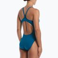 Costum de înot întreg pentru femei Nike Solid Racerback green abyss 3