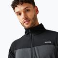 Bluză pentru bărbați REGATT Highton Full Zip Midlayer ash/black 5