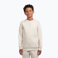 Bluză pentru copii New Balance Brush Back Small Logo Crew timberwolf