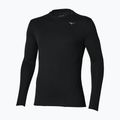Longsleeve de alergare pentru bărbați Mizuno Tech Thermal Charge Breath Thermo Long Sleeve Tee black