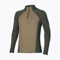 Longsleeve de alergare pentru bărbați Mizuno Active Dryaeroflow Hybrid Long Sleeve Top Forest Night