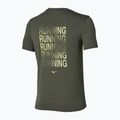 Tricou de alergare pentru bărbați Mizuno Core Run Short Sleeve Tee forest night 2