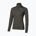 Bluză pentru femei de alergare Mizuno Core Impulse Half Zip Long Sleeve Tee forest night