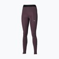 Colanți de alergare pentru femei Mizuno Core Impulse Long Tight raisin