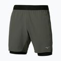 Pantaloni scurți de alergare pentru bărbați Mizuno Core 7.5 Inches 2In1 forest night