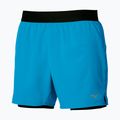 Pantaloni scurți de alergare pentru bărbați Mizuno Core 5.5 Inches 2In1 blue jewel