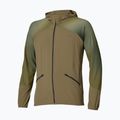 Geacă de alergare pentru bărbați Mizuno Active Alpha Hooded Jacket martini olive