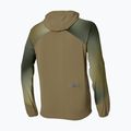 Geacă de alergare pentru bărbați Mizuno Active Alpha Hooded Jacket martini olive 2